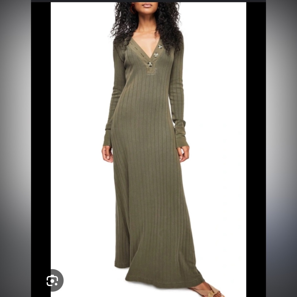 Free people sunflower maxi dress - Picture 3 of 6